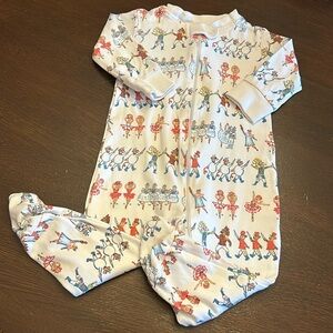 Sammy + Nat Nutcracker Holiday Cotton Sleeper Infant Size 6 Months